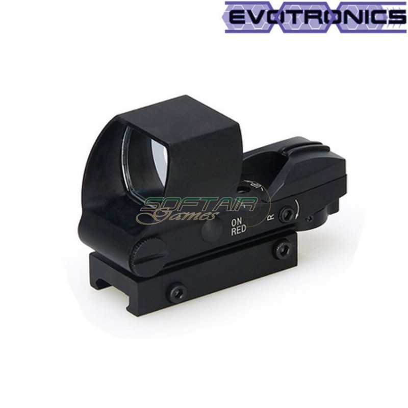 Red dot zulu type 2 black evotronics (evo-2-0101-bk)