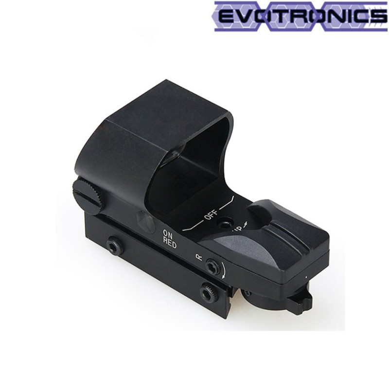 Red dot zulu type 2 black evotronics (evo-2-0101-bk)