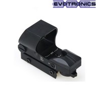 Red dot zulu type 2 black evotronics (evo-2-0101-bk)