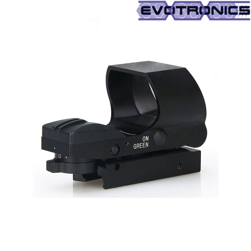 Red dot zulu type 2 black evotronics (evo-2-0101-bk)