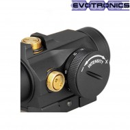 Red dot t044 black option 5 evotronics (evo-2-0106-5-bk)