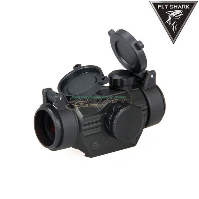 Red dot sight 1x22 black fly shark (fs-2-0110-bk)