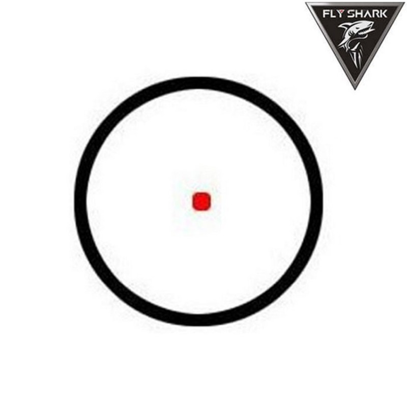 Red dot sight 1x22 black fly shark (fs-2-0110-bk)