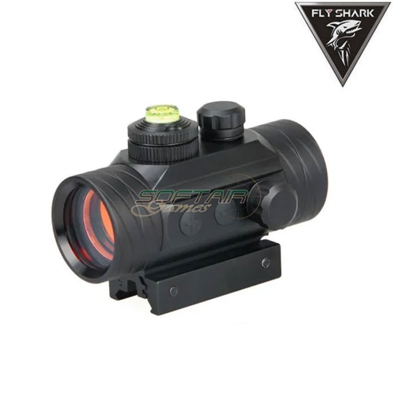 Red dot sight 1x30 black fly shark (fs-2-0111-bk)