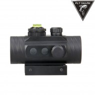 Red dot sight 1x30 black fly shark (fs-2-0111-bk)