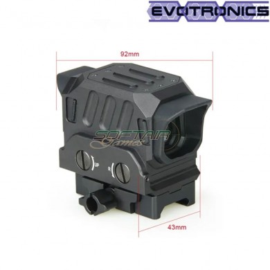 Red dot eg1 type black evotronics (evo-2-0127-bk)