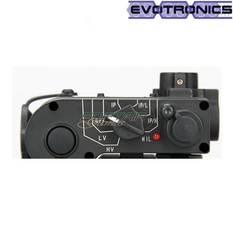 Dbal-d2 laser green w/ir point black evotronics (evo-15-0074-bk)