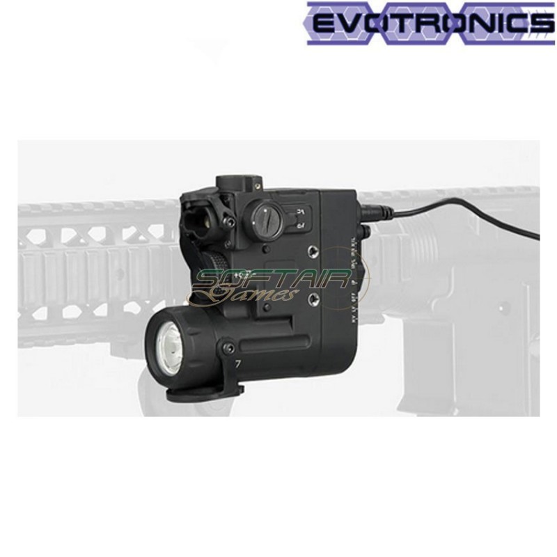 Dbal-d2 laser green w/ir point black evotronics (evo-15-0074-bk)