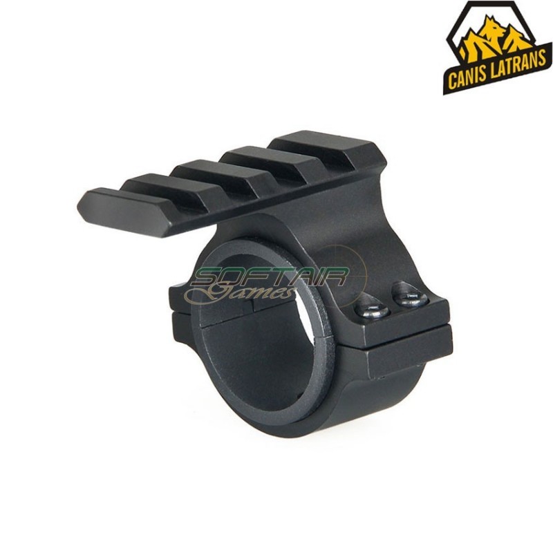 Scope black 2.5-10X26 with red dot type 2 & mount tan canis latrans (cl-1-0345-bk-tan)