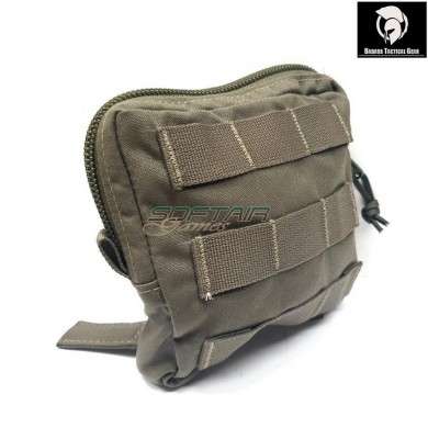 Flat utility pouch ranger green® badass tactical gear (btg-105-mu-f-02-rg)