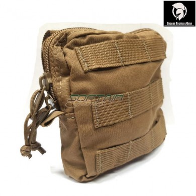 Flat utility pouch coyote brown® badass tactical gear (btg-105-mu-f-01-cb)
