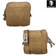 Flat utility pouch coyote brown® badass tactical gear (btg-105-mu-f-01-cb)