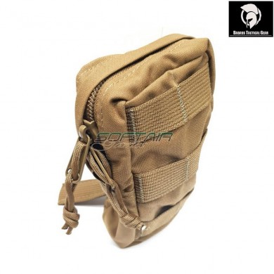 Small modular utility pouch coyote brown® badass tactical gear (btg-105-mu-s-01-cb)