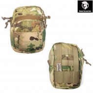 Vertical double zip utility pouch multicam® badass tactical gear (btg-105-dzu-v-0-mc)