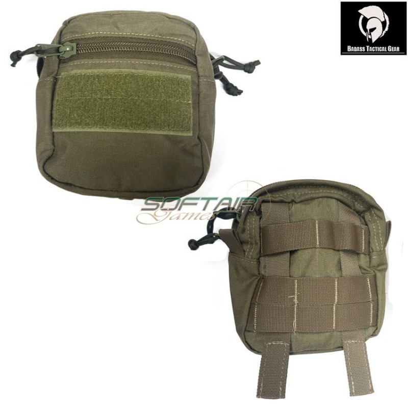 Medium double zip utility pouch ranger green® badass tactical gear (btg-105-dzu-m-02-rg) Medium double zip utility pouch ranger green® badass tactical gear (btg-105-dzu-m-02-rg)