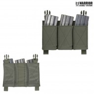 Tasca removibile tripla elastica ranger green warrior assault systems (w-eo-dfp-temp-rg)