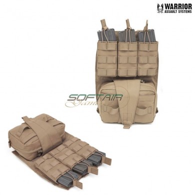 Assaulters back panel molle coyote tan warrior assault systems (w-eo-bpmed-tmop-ct)