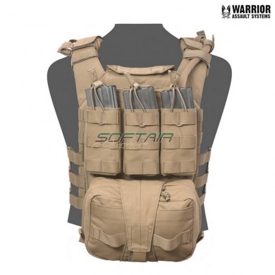 Assaulters back panel molle coyote tan warrior assault systems (w-eo-bpmed-tmop-ct)