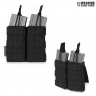 Tasca fast open doppia m4 5.56mm black warrior assault systems (w-eo-dmop-blk)