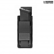 Single 9mm pistol magazine pouch black warrior assault systems (w-eo-spda-9-blk) Single 9mm pistol magazine pouch black warrior assault systems (w-eo-spda-9-blk)