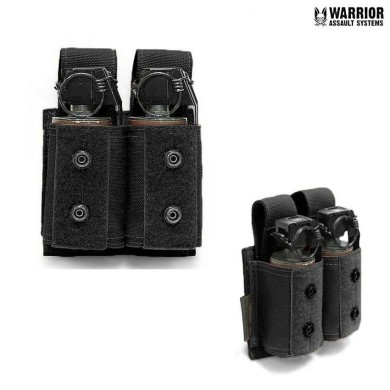 Double small grenades 40/37mm pouch black warrior assault systems (w-eo-d40gp-blk)