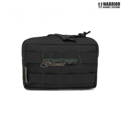 Small horizontal pouch black warrior assault systems (w-eo-shmp-blk)