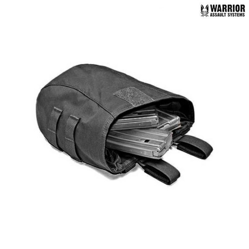 Tasca gen2 large roll up per caricatori esausti black warrior assault systems (w-eo-lrudp-g2-blk)