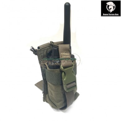 Commercial radio pouch ranger green® badass tactical gear (btg-606-crp-02-rg)