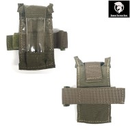 Gps 401 ftx wrist/stock covered pouch coyote brown® badass tactical gear (btg-606-gpsc-01-cb)