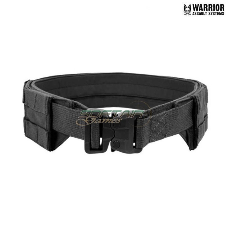 Molle black low profile belt with cobra warrior assault systems (w-eo-lpmb-b-blk)