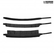 Molle black low profile belt with cobra warrior assault systems (w-eo-lpmb-b-blk)