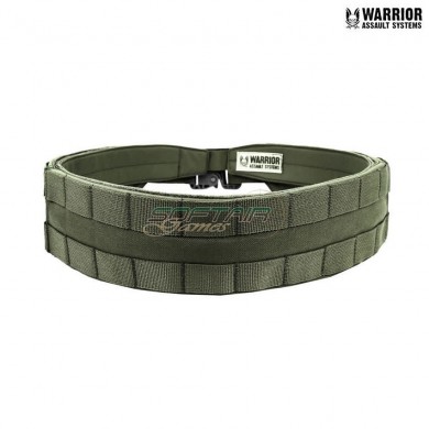 Molle olive drab low profile belt with cobra warrior assault systems (w-eo-lpmb-b-od)