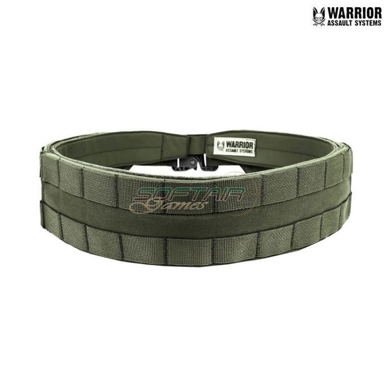 Molle olive drab low profile belt with cobra warrior assault systems (w-eo-lpmb-b-od)