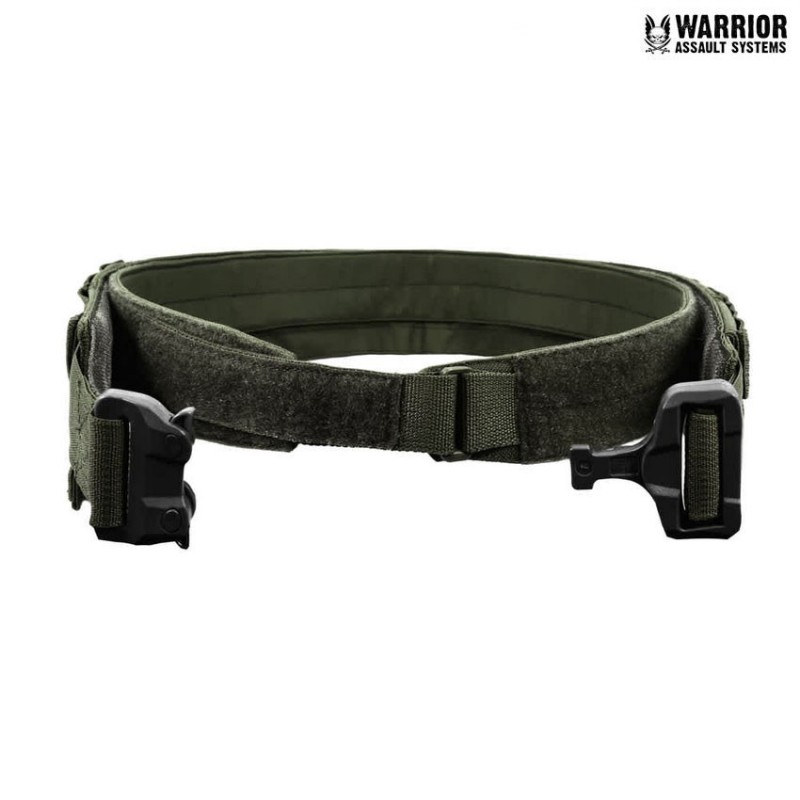 Molle olive drab low profile belt with cobra warrior assault systems (w-eo-lpmb-b-od)