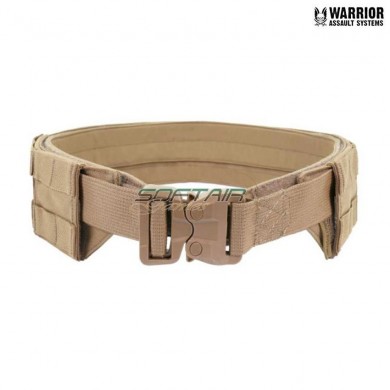 Molle coyote tan low profile belt with cobra warrior assault systems (w-eo-lpmb-b-ct)