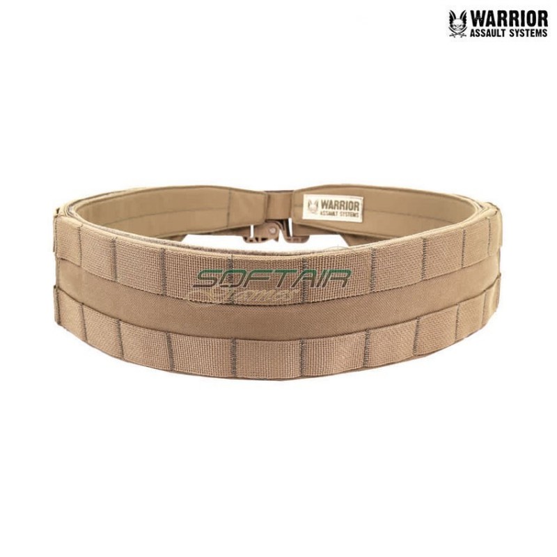 Molle coyote tan low profile belt with cobra warrior assault systems (w-eo-lpmb-b-ct)