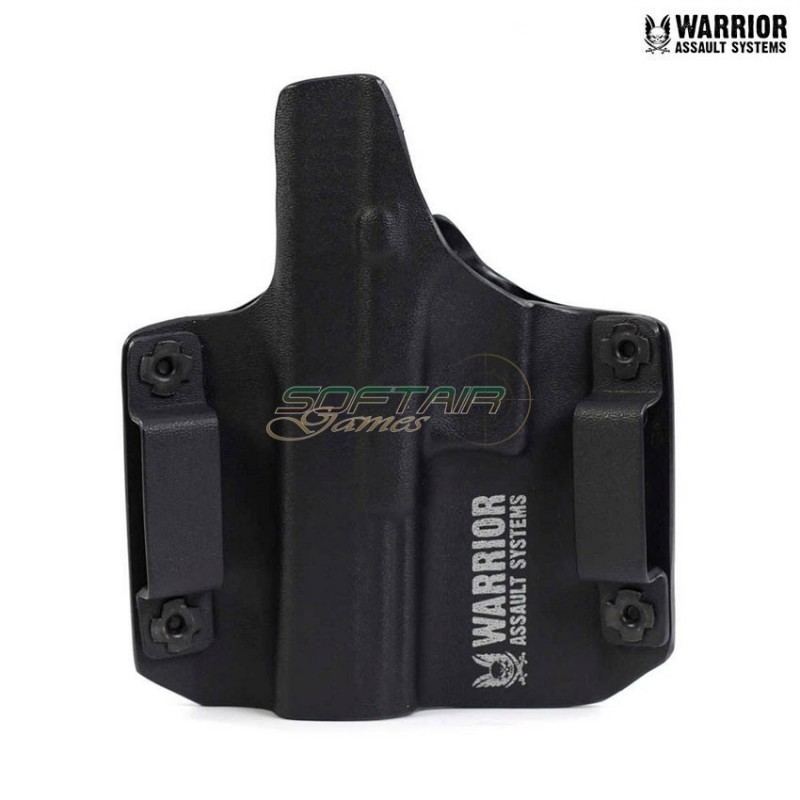 Ares kydex holster black for glock 17/19 warrior assault systems (w-eo-ahg17-blk)