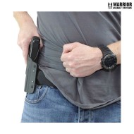 Ares kydex holster black for glock 17/19 w/x300 x400 warrior assault systems (w-eo-ahg17-sfx-blk)