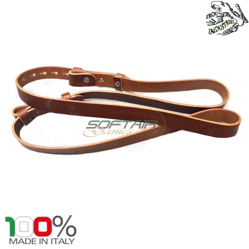 Genuine brown leather sling wwii style frog industries® (fi-slwwii-br) Genuine brown leather sling wwii style frog industries® (fi-slwwii-br)