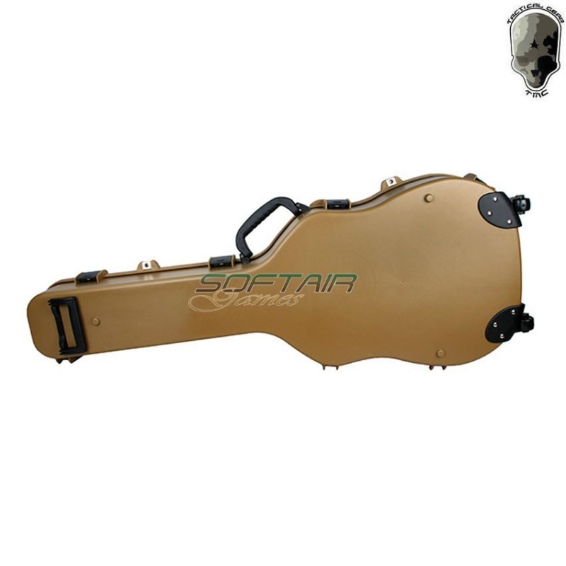 Tactical case guitar for rifle dark earth tmc rifles (tmc-gatb-de)
