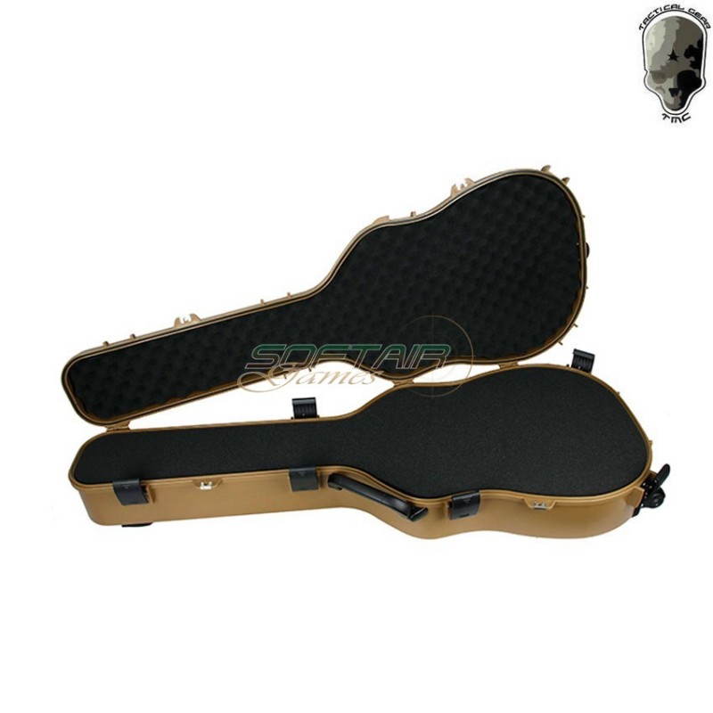 Tactical case guitar for rifle dark earth tmc rifles (tmc-gatb-de)