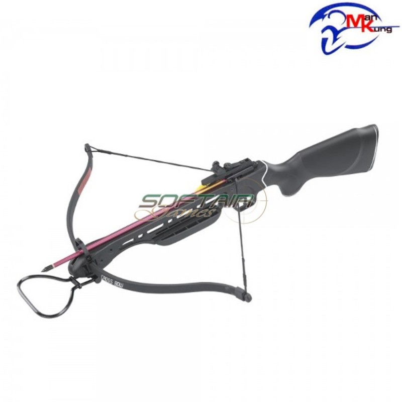 Curved crossbow 150 lbs black man kung (mk-150b)