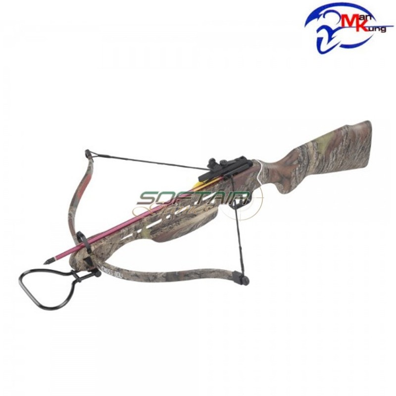 Curved crossbow 150 lbs camo man kung (mk-150tc)