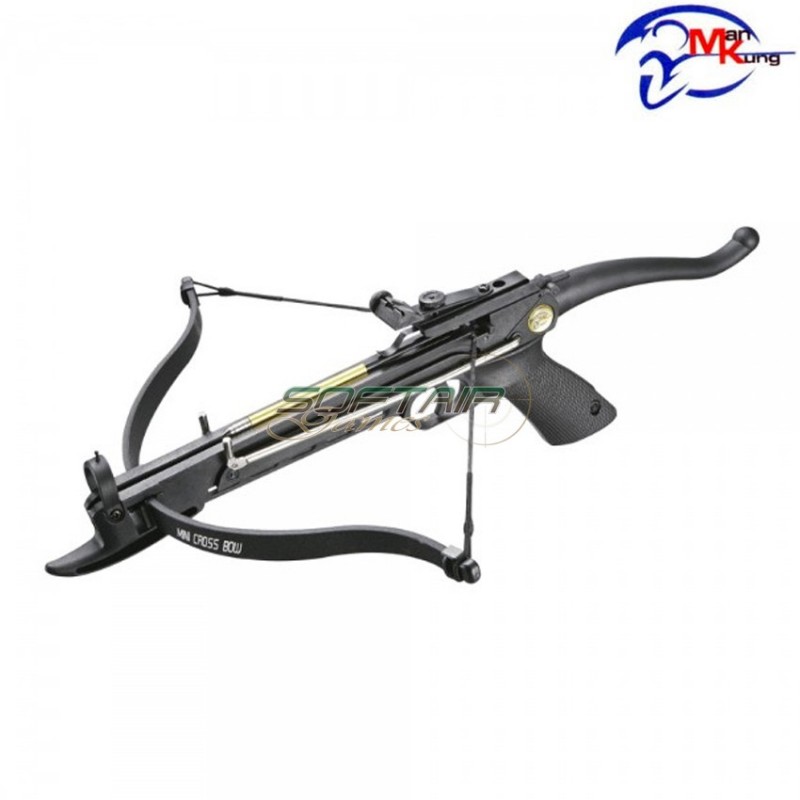 Crossbow pistol 80 lbs black polymer man kung (mk-80a4pl)