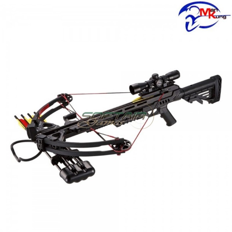 Compound crossbow 185 lbs black man kung (mk-xb52bk)