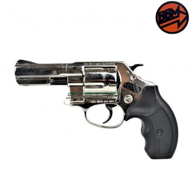Revolver A Salve New 380 Canna Lunga Silver Bruni (br-460n)