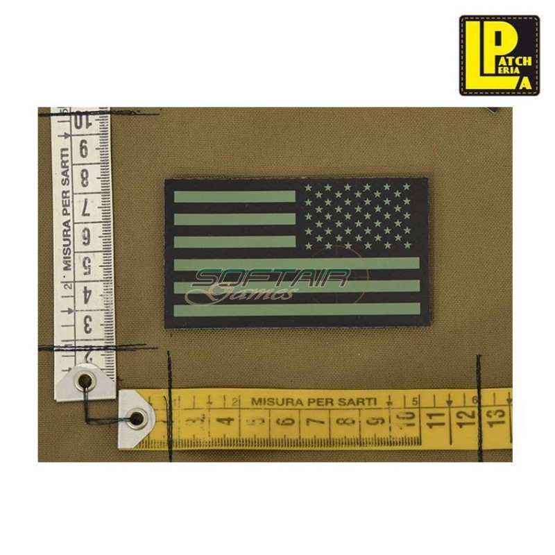 Infrared military patch ir usa flag od reverse patcheria (lp-pir017) Infrared military patch ir usa flag od reverse patcheria (lp-pir017)
