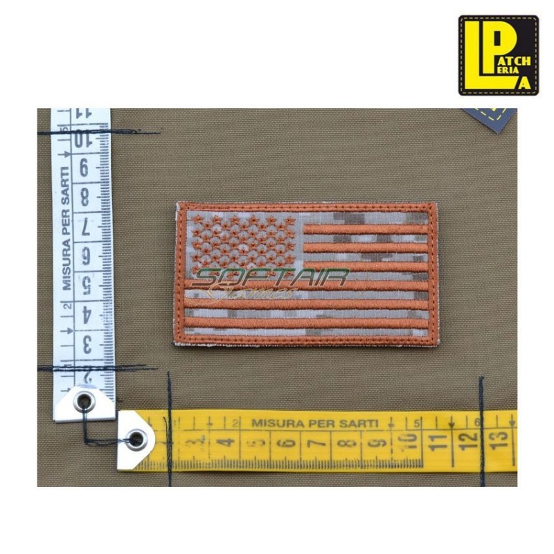 Military morale patch embroidered usa flag aor1 patcheria (lp-prc280) Military morale patch embroidered usa flag aor1 patcheria (lp-prc280)