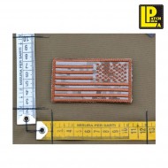Military morale patch embroidered usa flag aor1 reverse patcheria (lp-prc281) Military morale patch embroidered usa flag aor1 reverse patcheria (lp-prc281)