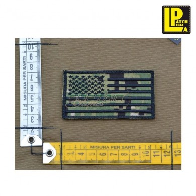 Military morale patch ricamata bandiera usa aor2 patcheria (lp-prc283)